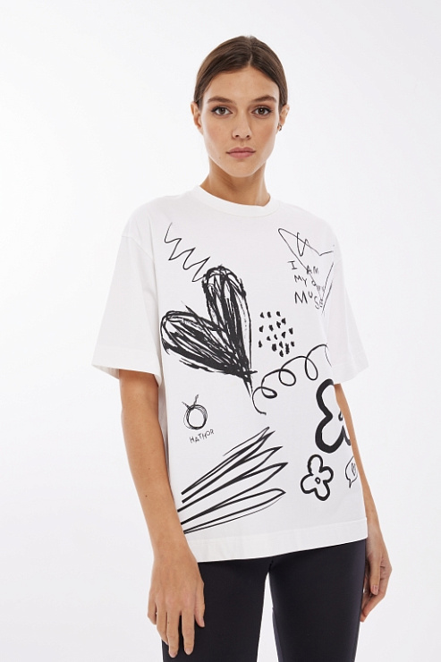 Футболка с принтом    