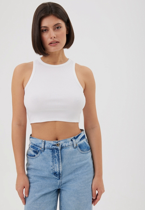 Топ-майка укороченная    