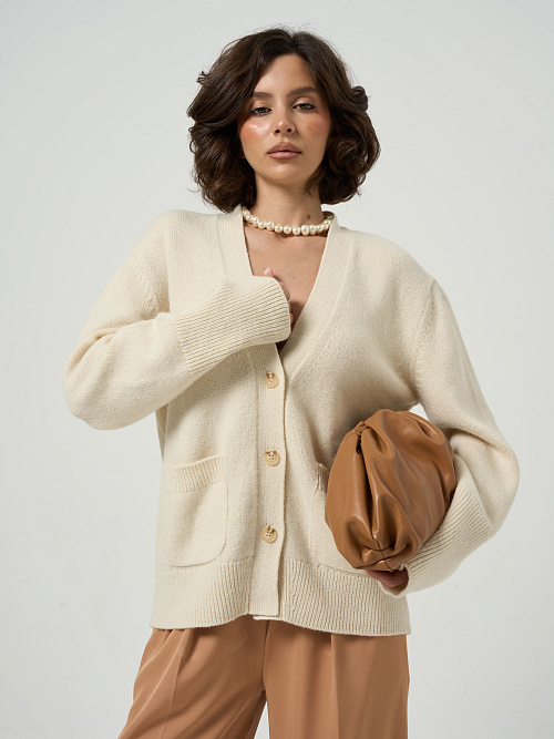 Кардиган молочный   